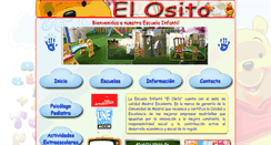 Desktop Screenshot of escuelainfantilelosito.com